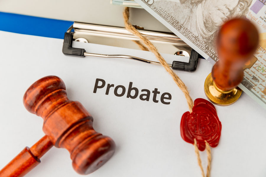The word probate and a gavel for wills and trusts mcallen.