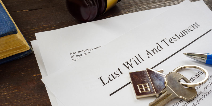 last will and testament papers from estate planning lawyers McAllen located.